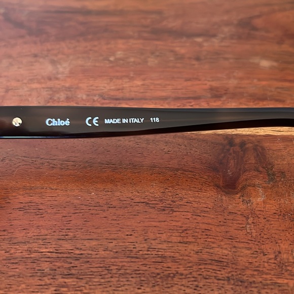 Chloe round horn rimmed frames - Picture 3 of 4